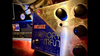 Video thumbnail for 1980 4-knob, (Blue) vintage Electro Harmonix "Deluxe Memory Man" by Graham Sparkman Music Production