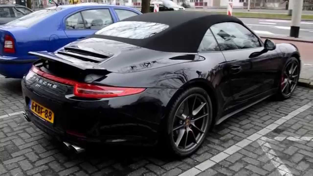 Porsche  991 Carrera 4S cabriolet amazing sounds