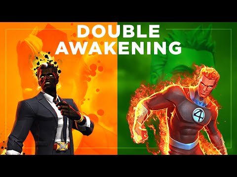 Finally Awakening My Sunspot And Human Torch | Double Awakening | Marvel Contest Of Champions.