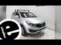 DIY Install Custom DK Fit Kit For 4 Rhino Rack 2500 Series Roof Rack Legs On Your 2015 Kia Sportage