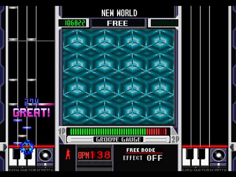 NEW WORLD [M]【beatmania 6th MIX+CORE Remix(PS)】【perfect】