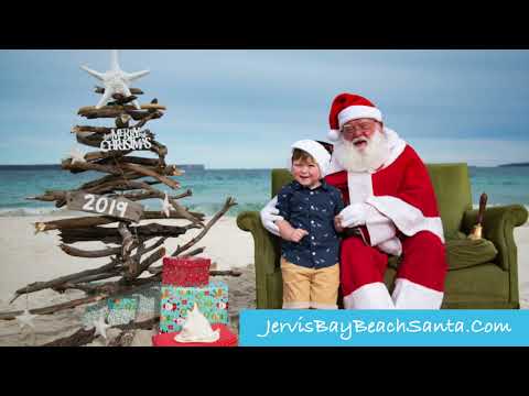Jervis Bay Santa on the Beach