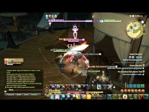 FFXIV, Rogue, lvl 25 mission