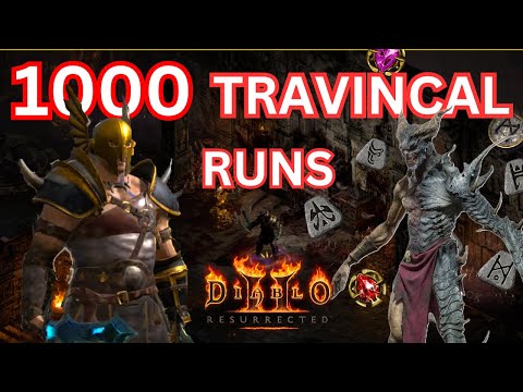 1000 TRAVINCAL RUNS mosh n high runes - Diablo 2 Resurrected