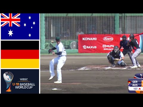 Germany vs Australia Highlights | U18 Baseball World Cup 202