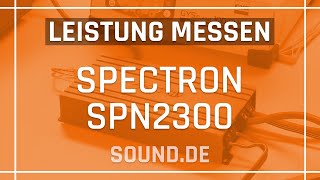 Spectron SPN2300 - Leistungsmessung 2-Kanal Endstufe