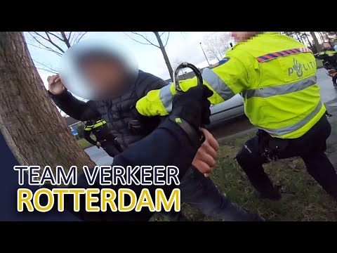 Politie | Team Verkeer Rotterdam | Aanhouding met verzet | Rijden onder invloed.