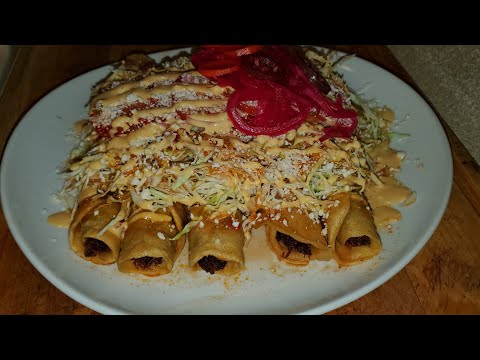 🇭🇳TACOS HONDUREÑOS DE RES🤤🇭🇳