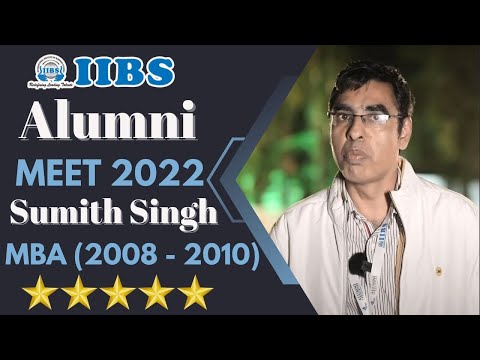 IIBS Bangalore Alumni Meet 2022 | Review By Sumith Singh | IIBS Placement | Review | Fees | Course