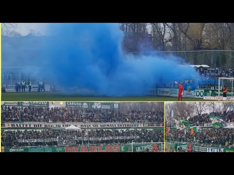 Chemie Leipzig - Chemnitzer FC 3:0 I Pyro u. Support (12.03.2023)
