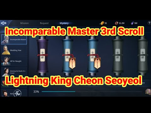 Incomparable Master 3rd Scroll | MIR4