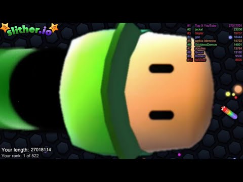 Slither.io A.I. STUMBLE GUYS Vs TINY PRO Snakes - Epic Skin Slitherio Vip Gameplay - World Record