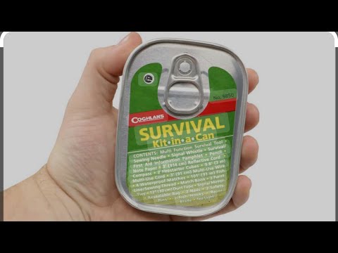 Coghlans survival kit in a can