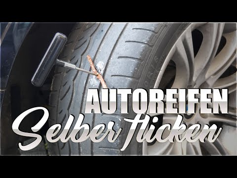 Reifen selber flicken | Auto Reifenflickset Test | 83metoo