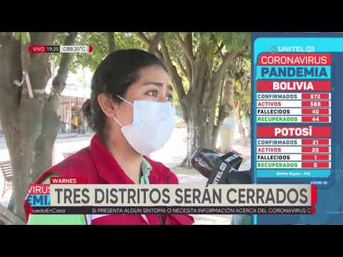Tres distritos de Warnes serán encerrados para prevenir más contagios de Covid-19