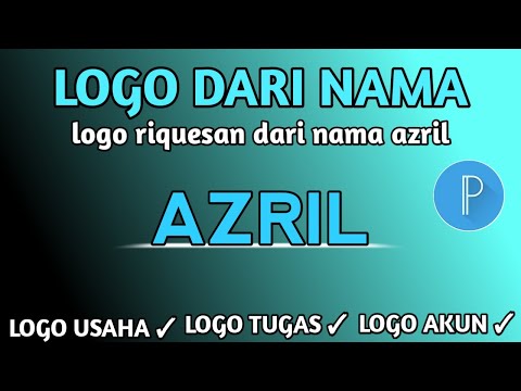 LOGO RIQUESAN DARI NAMA AZRIL! YUK NAMA SIAPA LAGI?
