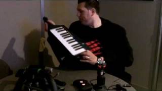 Video thumbnail for Mad Catz Rock Band 3 Accessories preview from E3 2010 by gamingbits