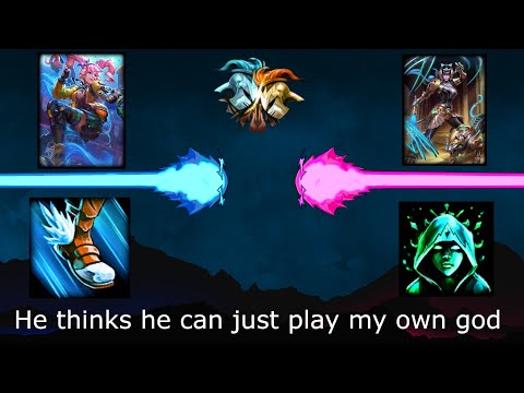 Customs duel  Jing wei gage beat me last game so i had a salty run back