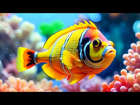 1 HOURS of 4K Underwater Wonders | Relaxing Music - The Best 4K Sea Animals for Relaxation