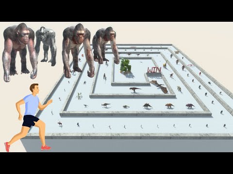 Goro🦍Death Run🔥- Animal Revolt Battle Simulator