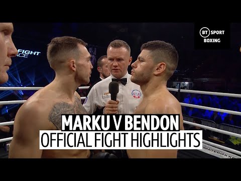 Florian Marku vs Nathan Bendon full fight | The popular Albanian puts on a show at Ultimate Boxxer