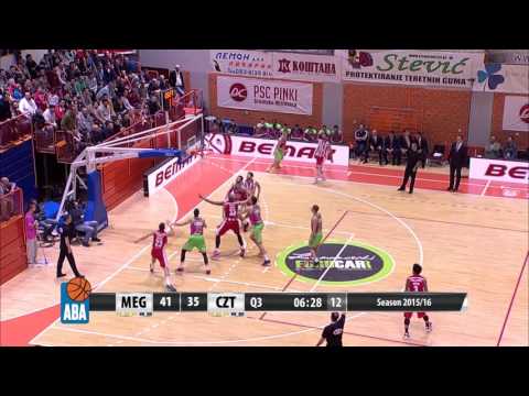 ABA Liga 2015/16 highlights: Mega Leks - Crvena zvezda Telekom R14 (14.12.2015)
