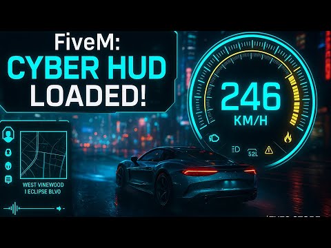 [PAID - ESX - QB] Cyber Hud thumbnail 3