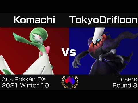 Aus Pokkén DX 2021 Winter 19 - Losers Round 3: Komachi (Gardevoir) vs. TokyoDrifloon (Darkrai)