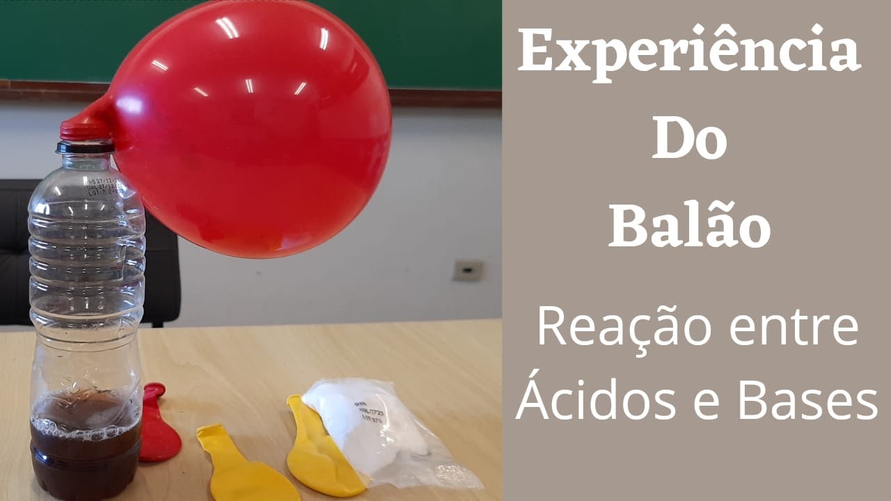 Experiência do Balão-Reação entre Ácidos e Bases !!!