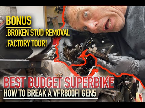 HO ROTTO IL MOTORE! Honda VFR800fi Superbike con TOUR IN FABBRICA BONUS!