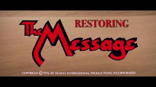 "THE MESSAGE" - 4 k Restoration Featurette - 2018
