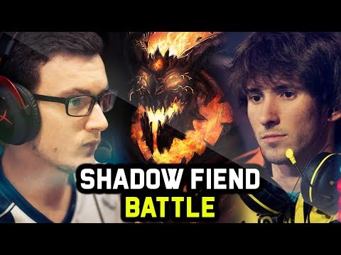 MIRACLE vs DENDI - EPIC SHADOW FIEND BATTLE - Who is the Master of SF? Dota 2 Gameplay Compilation