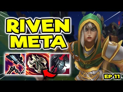 RIVEN HOW TO SHRED NEW META (INFORMATIVE) - Unranked to Master #11 (Season 11 Riven Guide)