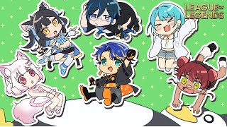 【League of Legends】Resolve Regalia：RR  ちむれん！  #LTK  #RRWIN / アステル 白波らむね³ 日向まる³ 夜よいち³ 狐白うる³ Day1³