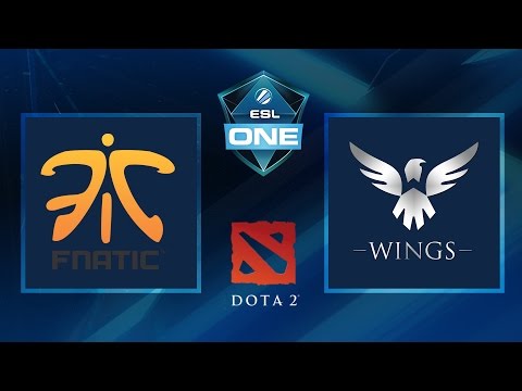 Dota 2 - Fnatic vs. Wings - Game 2 - ESL One Manila 2016 - Semifinal