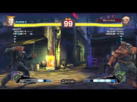 jigee23 [Guile] Vs Matt-Hazard [Gouken] SSF4 AE 2012 Ranked Matches - PSN