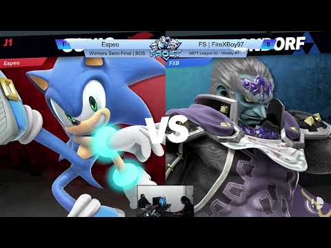 Espeo (Sonic) vs FS / FireXBoy97 (Ganondorf) - WSF - ABFT Weekly S2 #1