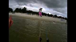 preview picture of video 'The°eagle, The°sense°, kitesurfing workum 2012'