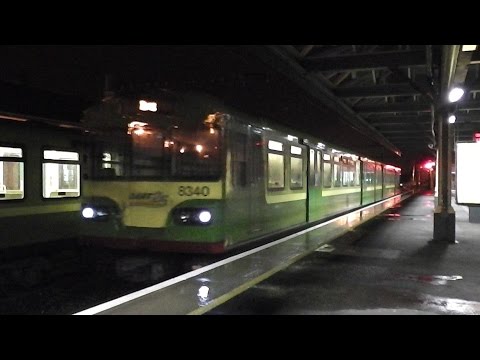 IE 8300 Class Dart Train number 8340 - Bray Daly Station, Wicklow