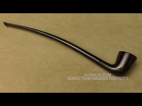 Dunhill Churchwarden Chestnut 3 - pipe D086