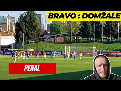 NK Bravo:NK Domžale polfinale pokala, penal za izenačenje Martin Kramarič
