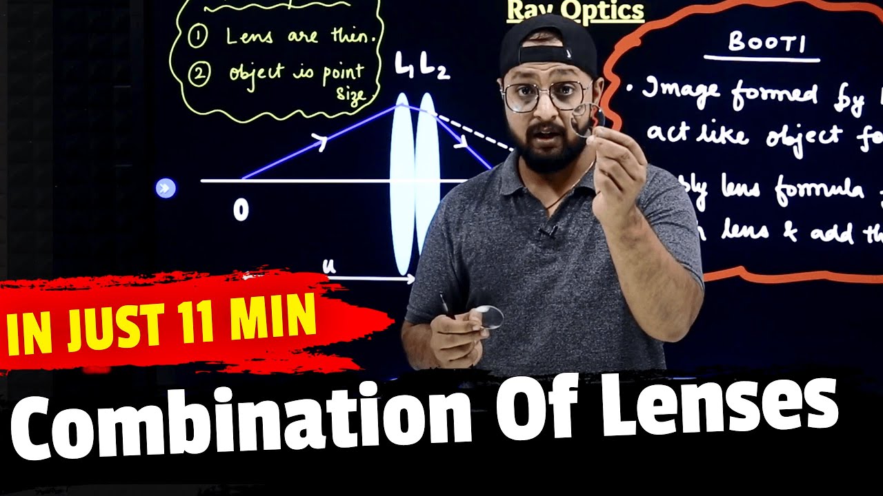 20. Chapter -9 Ray Optics | Combination Of Lens | Physics Baba 2.0