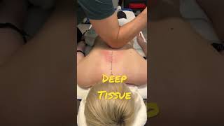 Deep Tissue technique with the elbow