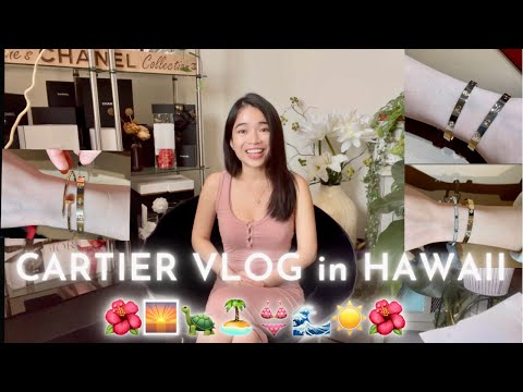 CARTIER VLOG no HAVAÍ 🌺🐢🏝🥂👙🌊🌅