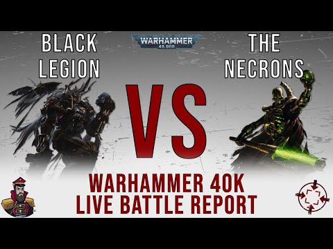 Tempest of War - Joe Vs Eddie - Black Legion Vs Necrons - Warhammer 40k
