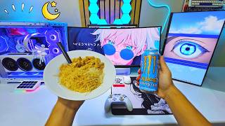 Noite de um Gamer que Trabalha (Melhorei o Setup) 🔥🎮