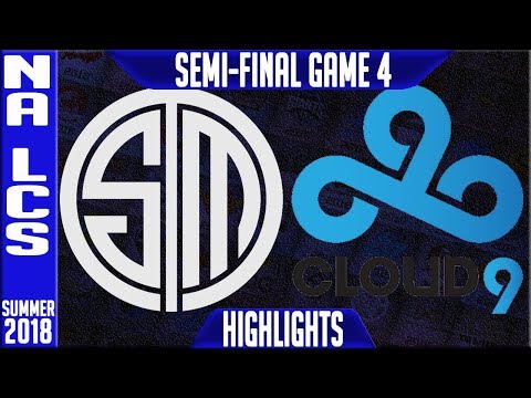 TSM vs C9 Highlights Game 4 | NA LCS Playoffs Semi-Final Summer 2018 | Team Solomid vs Cloud9