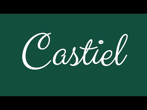 Learn how to Sign the Name Castiel Stylishly in Cursive Writing