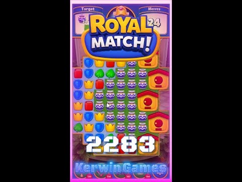 Royal Match Level 2283 - No Boosters Gameplay
