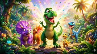 Dancing Dinosaurs Song 🦖 | Kids Dance Song, Counting & Fun | Nursery Rhymes